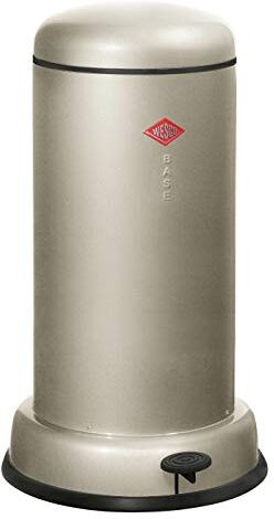 WESCO 134 531 – 03 – Pattumiera SMLR Base Boy Pattumiera, Acciaio Inox, Alpacca, 38 x 38 cm