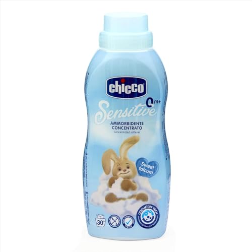 Chicco Sensitive Cuore di Talco Ammorbidente Concentrato, Intensa Freschezza e Morbidezza, 0+ Mesi 750 ml