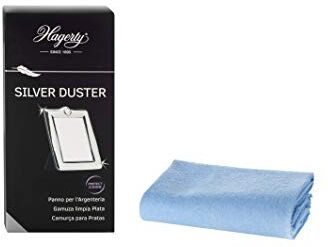 Hagerty Silver Duster Panno per pulire l’argento con antiossidante 55x35cm I Panno in cotone impregnato lucida argento I Panno efficiente lucida vasi, cornici ecc. in argento o metallo argentato