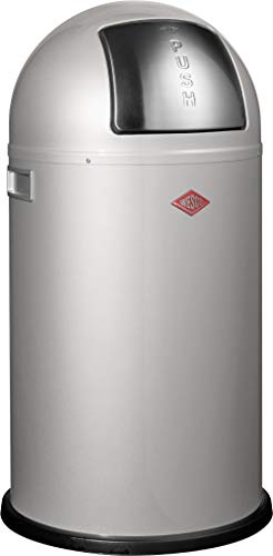 WESCO Pattumiera Pushboy 50 L Argento