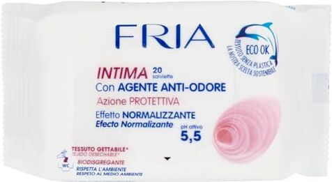 Generico Salviettine Intime con Agente Anti-Odore (confezione da 20 salviette)