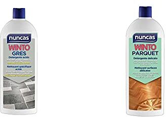 Nuncas Winto Gres Detergente liquido & Winto Parquet Detergente Delicato per Parquet