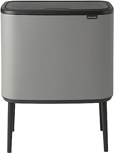 Brabantia Pattumiera Bo Touch Bin, 36L, Calcestruzzo minerale grigio