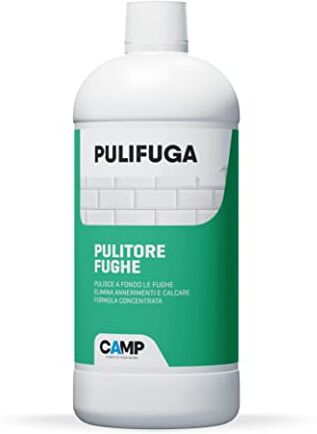 CAMP PULIFUGA, Pulitore concentrato per fughe ideale per pavimenti e rivestimenti, Elimina annerimenti, macchie e muffe, 1 L