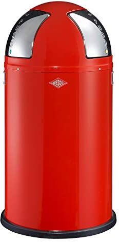 WESCO 175 861-02 Pattumiera con doppio vano, colore: Rosso