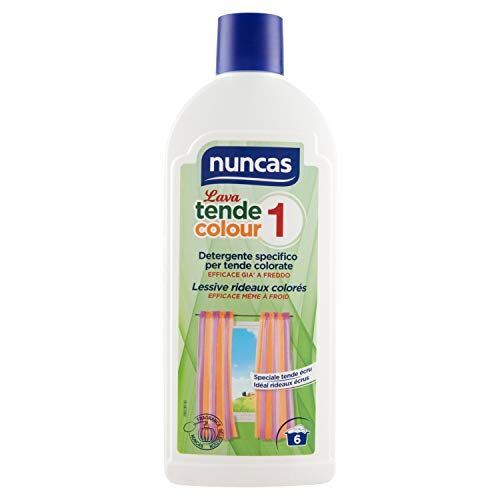 Nuncas Lava Tende Colour 1 Detergente Specifico Tende Colorate 500ml