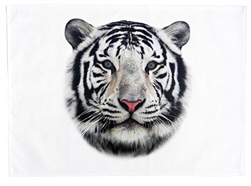 Half a Donkey The White Tiger Large Cotton Canovaccio from