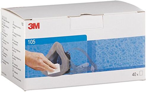 3M ™ 105 Salviette detergenti per pulizia di semimaschere e pieni facciali