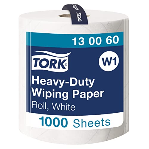 Tork Carta ultraresistente per asciugatura QuickDry Premium, compatibile con il sistema W1 (da terra o da parete), 2 veli, 1 conf. x 1 rotolo (1 x 340 m), colore bianco