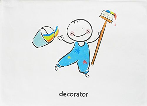 Half a Donkey Decorator Large Cotton Tea Towel for The Person Who Loves to Paint by