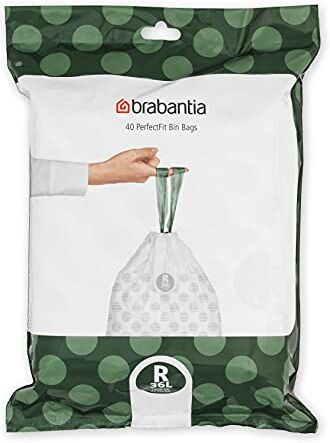 Brabantia PerfectFit Bags, Code R, 36L, 40 Bags