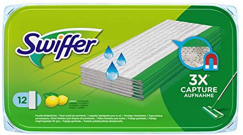 Procter & Gamble Swiffer Panni Umidi per Scopa 12 ricambi