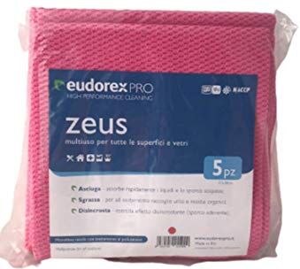 Generico ZEUS EUDOREX PRO MULTIUSO ROSA PER TUTTE LE SUPERFICI E VETRI 5 PEZZI