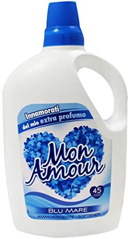 Felce Azzurra 3 X  Mon Amour Blu Mare Freschezza Ammorbidente profumato 3L, Liquido, Bergamotto