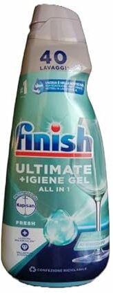 Finish Ultimate + Igiene Gel All in 1 Fresh, 1 Confezione da 850 ml