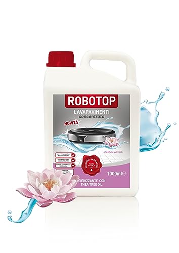 Generico ROBOTOP detergente robot lavapavimenti superprofumato- igienizzante (DOLCE LOTO) 1 LT