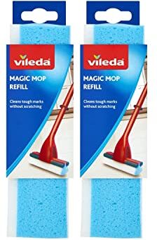 Vileda Tergicristalli Magic Mop 3 Action, blu, confezione da 2