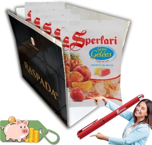 Generico Pacco Convenienza X6 Sperlari Caramelle Gelee Frutti del Sole, 175g + Penna Professionale Raspada