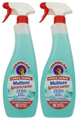 Generic Chanteclair Multiuso Igienizzante Zero Aloni e Residui 625ml (2 Unità)