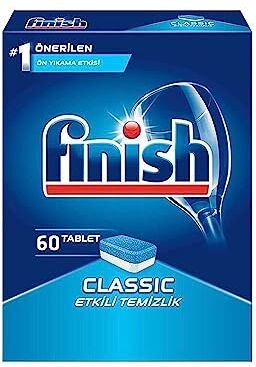 Finish Tabs Lavastoviglie Classic 68 Pezzi Prodotto Detergente 500 g