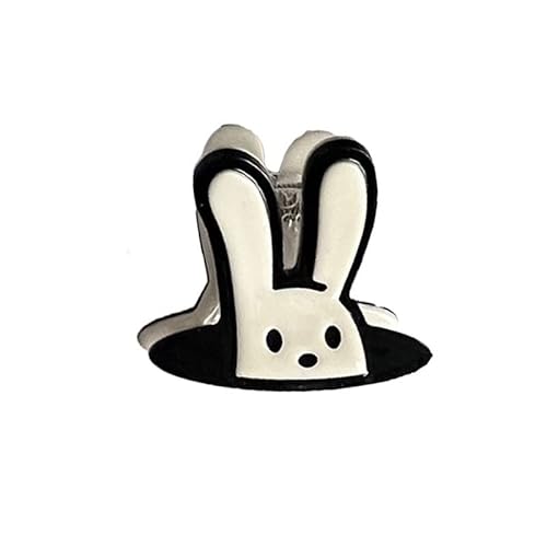 Generic # Girly Cartoon Rabbit Acetic Clip Carino Piccola Clip di Capelli Laterali Clip Dolce Clip Clip Laterale Bangs Clip Per Ragazze E Donne (B, Taglia unica)