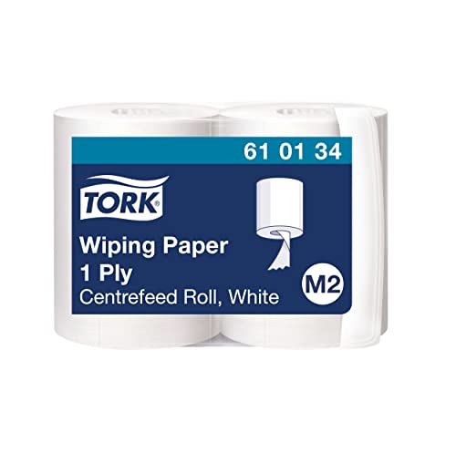 Tork Carta per asciugatura Advanced, compatibile con il sistema M2 (ad estrazione centrale), 1 velo, 1 x 2 rotoli (2 x 275 m), colore bianco