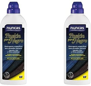 Nuncas Passione Nero detergente capi scuri 750 ml (Confezione da 2)