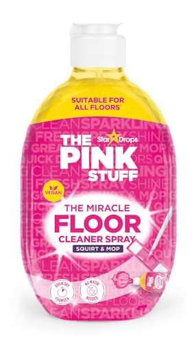 Stardrops The Pink Stuff, The Miracle Direct to Floor Cleaner   Squirt & Mop 750 ml – Formula ad asciugatura rapida   Non necessita di acqua   Vegan-friendly   Adatto a tutti i pavimenti – fresco profumo di