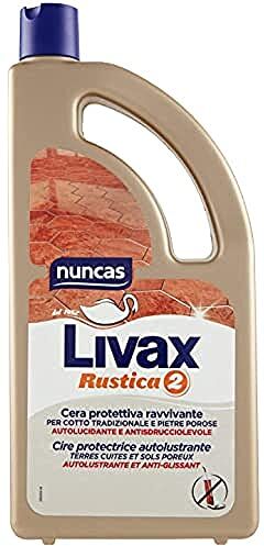 Nuncas Livax Cera Autolucidante Rustica Pavimenti in Cotto e Mattoni Rustici 1000ml