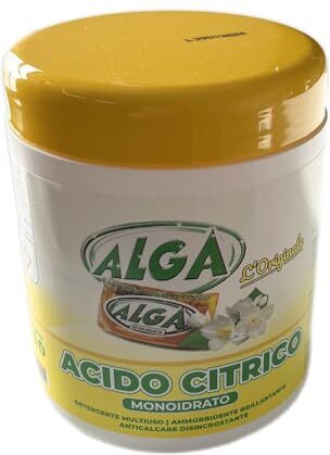 Generic Acido citrico Alga in polvere detergente multiuso ammorbidente brillantante anticalcare disincrostante naturale 500 grammi