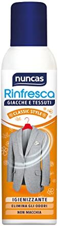 Nuncas Rinfresca Giacche e Tessuti Spray Antiodore Classic Style 250ml