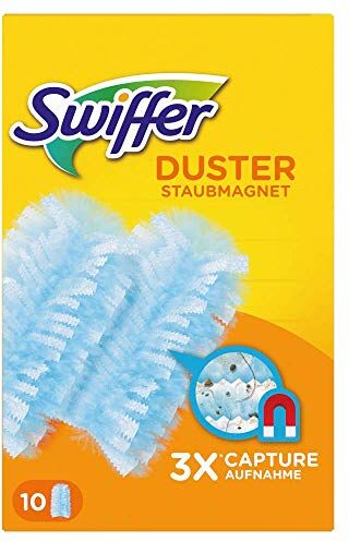 Swiffer Duster Ricarica per Piumino Catturapolvere, 10 Pezzi