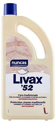 Nuncas Livax Cera 52 Pavimenti in Marmo e Pietre Naturali 1000ml