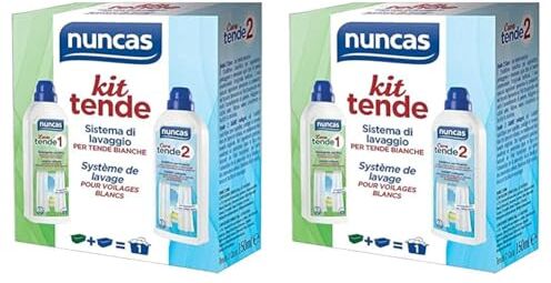 Nuncas Monodose Lavaggio Tende Bianche 150ml (Confezione da 2)