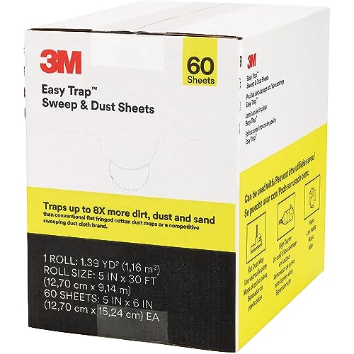 3M Trap Duster Sheets, 60Shts/BX, 5" x 6", verde, Sold as 1 Box, MMM
