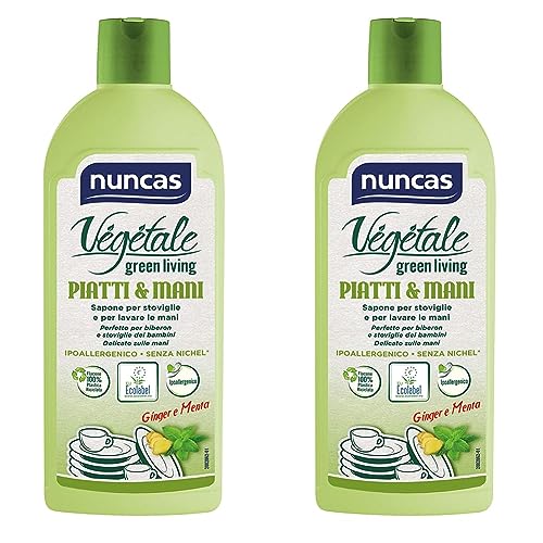 Nuncas Vegetale Piatti & Mani 500ml (Confezione da 2)