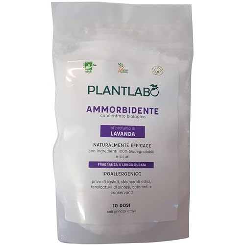 Plantlabo Ammorbidente Concentrato Naturale in Polvere al Profumo di Lavanda, 120 gr