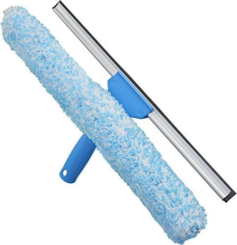 Unger Microfiber Window Combi: 2-in-1 professionale lavavetri e finestra scrubber, 961720