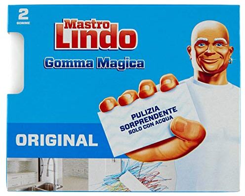 Mastro Lindo la Gomma Magica con Triplo Strato 1 Confezione da 2 Gomme