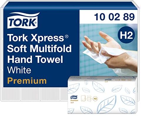 Tork Xpress® Asciugamani Intercalati Premium Soft Piegati A M, Bianco