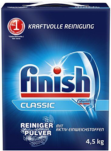 Finish /Calgonit Classic Detergente in polvere con agenti attivi, 4,5 kg