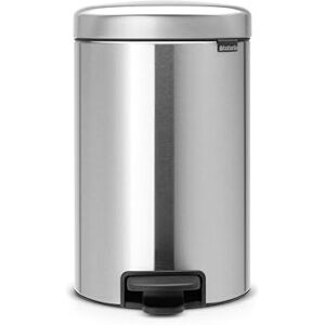 Brabantia Pedal Bin Newicon Pattumiera a Pedale, Secchio Interno in Plastica, Inox Satinato FPP, 12 lt Brabantia Pedal Bin Newicon Pattumiera a Pedale, Secchio Interno in Plastica, Inox Satinato FPP, 12 lt