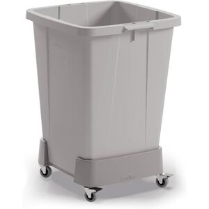 Durable Carrello per bidone DURABIN® 90L, base realizzata in PP riciclato, agganciabili tra loro, grafite, Durable Carrello per bidone DURABIN® 90L, base realizzata in PP riciclato, agganciabili tra loro, grafite,