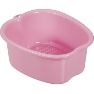 Relaxdays Vaschetta Pedicure, Vasca per Pediluvio, Bacinella Lavapiedi HLP 15x33x38 cm, Catino per Piedi, Foot Spa, Rosa Relaxdays Vaschetta Pedicure, Vasca per Pediluvio, Bacinella Lavapiedi HLP 15x33x38 cm, Catino per Piedi, Foot Spa, Rosa