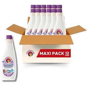 CHANTECLAIR Sgrassatore Universale Formato Ricarica, Superpotente, Profumo di Lavanda, Formula Originale 12 Flaconi da 750 ml CHANTECLAIR Sgrassatore Universale Formato Ricarica, Superpotente, Profumo di Lavanda, Formula Originale 12 Flaconi da 750 ml