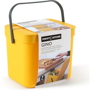 Perfetto PATTUMIERA RIFIUTI ORGANICI coll. GINO 7 lt. giallo Perfetto PATTUMIERA RIFIUTI ORGANICI coll. GINO 7 lt. giallo