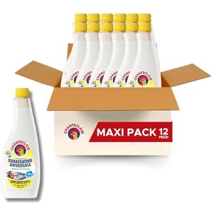 CHANTECLAIR Sgrassatore Universale Formato Ricarica, Superpotente, Profumo di Limone, Formula Originale 12 Flaconi da 750 ml CHANTECLAIR Sgrassatore Universale Formato Ricarica, Superpotente, Profumo di Limone, Formula Originale 12 Flaconi da 750 ml