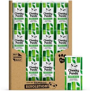 The Cheeky Panda – Tissues di Bambù Confezione all Ingrosso 96 Pacchi (10 Tissues) - Tissues The Cheeky Panda – Tissues di Bambù Confezione all Ingrosso 96 Pacchi (10 Tissues) - Tissues