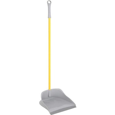 Apex Paletta Raccolta Polvere con Manico in Metallo e Baffo in Gomma Modello Duck, Alzaimmondizia Professionale con Piedino Ferma-Paletta, 27x27x84 cm Apex Paletta Raccolta Polvere con Manico in Metallo e Baffo in Gomma Modello Duck, Alzaimmondizia Professionale con Piedino Ferma-Paletta, 27x27x84 cm