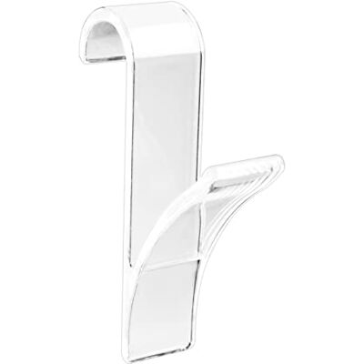 Wenko Gancio scaldasalviette transparente set 6 pezzi, Polistirolo, 2.5 x 10.5 x 7 cm, Trasparente Wenko Gancio scaldasalviette transparente set 6 pezzi, Polistirolo, 2.5 x 10.5 x 7 cm, Trasparente